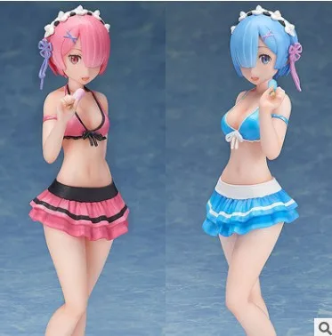 

Anime freeing Zero-Based a Different World Life Bud/Ram REM Swimwear Garage Kit Model