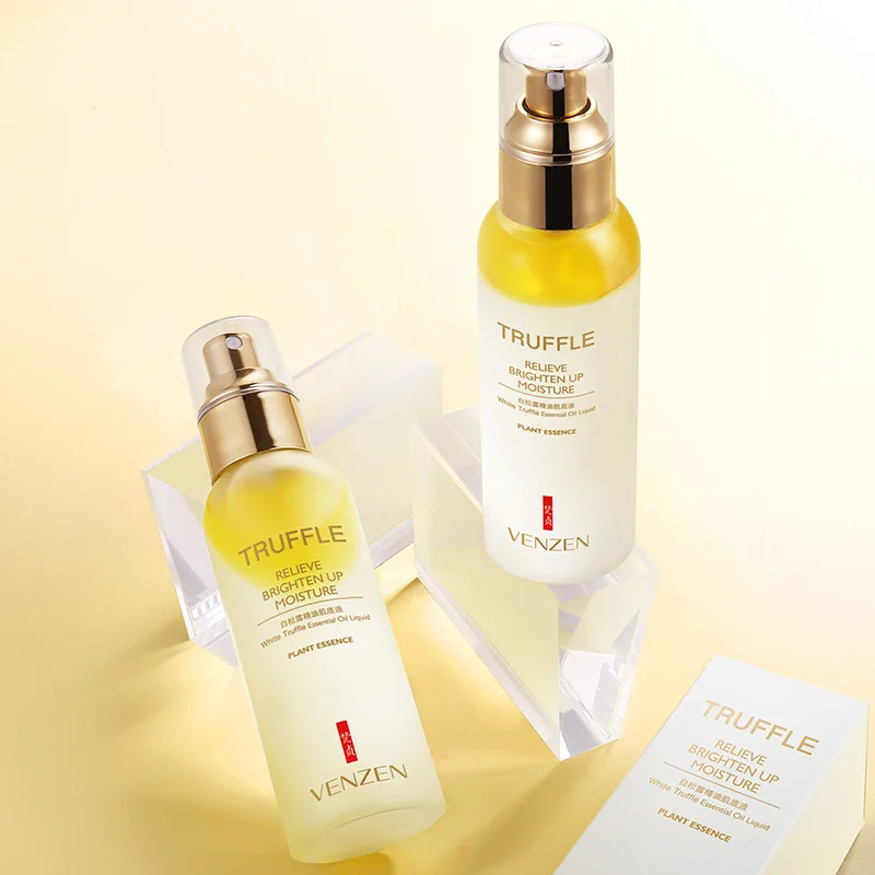 

Venzen White Truffle Essential Oil Liquid Relieve Brighten up Moisture Face Toners Tonico Facial Lotion Shrink Pore Skin Care