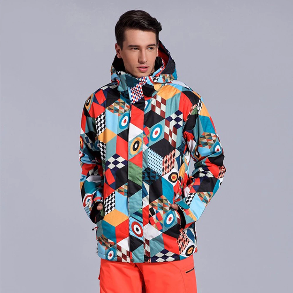 Зимний мужской лыжный костюм 2019 Высококачественная Мужская одежда теплые лыжные