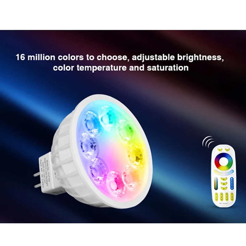 Светодиодный прожектор Miboxer 4 Вт RGB + CCT FUT103 GU10 FUT104 MR16 лампа для спальни ресторана