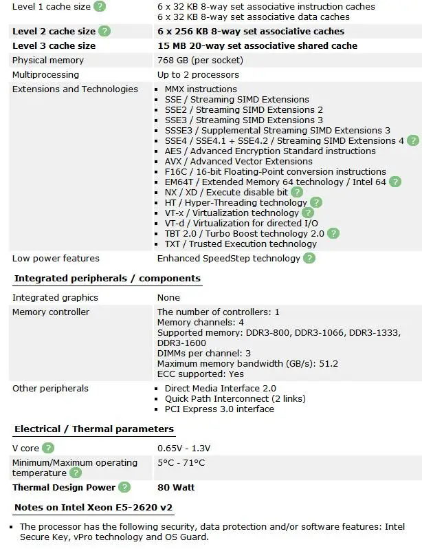 Процессор Intel Xeon E5-2620 v2 ПК компьютер E5 2620 V2 Процессор 2,1 ГГц LGA 2011 SR1AN 6-ядерный процессора сервера 80 Вт E5-2620-V2 Процессор