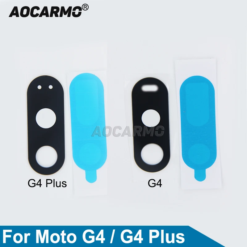 Aocarmo для Motorola Moto G4 / Plus Задняя крышка объектива камеры стекло с клейкой наклейкой