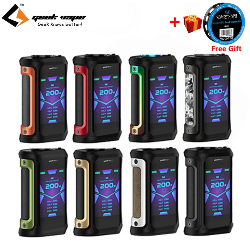 Geekvape Aegis X mod 200W 2 0 AS чипсет бокс мод для электронных сигарет Vape подходит Cerberus Tank vs