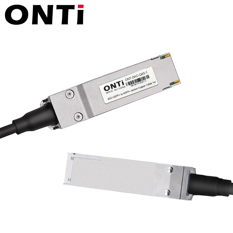 ONTi 40G QSFP+ к QSFP+ кабель DAC 0,5 м 1 м 2 м 3 м 5 м 7 м пассивный прямой медный кабель Twinax для huawei Cisco Dell Juniper