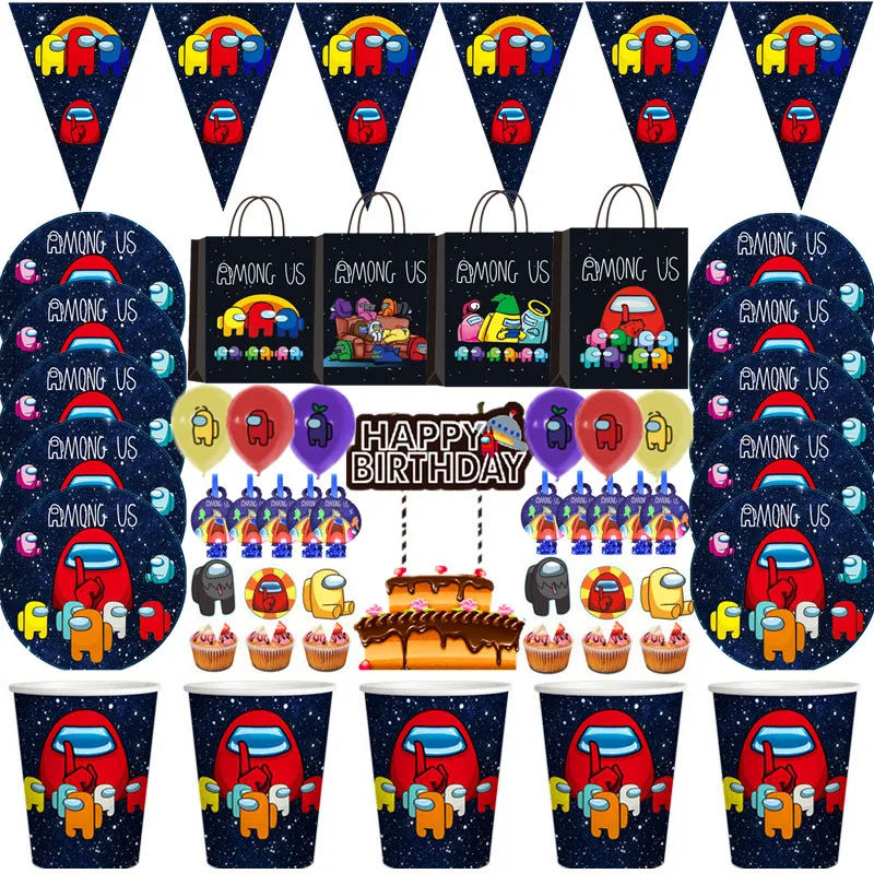 Special Price Napkins Tableware-Supplies Paper-Cups Gift-Bag Plates Video-Game-Theme Birthday-Party-Decorations mmQKME8G8yY