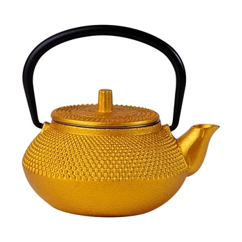 

Cast Iron Teapot Teapot with Filter Flower Tea Pour Kettle Coffee Teapot 300Ml