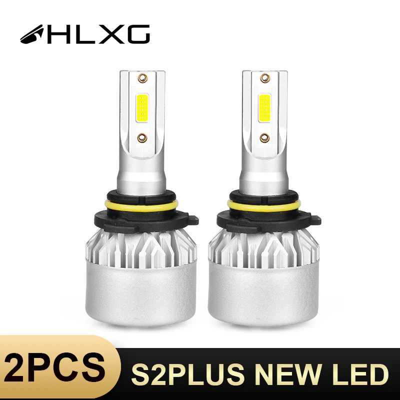 HLXG 6500K 72W HB3 9005 светодиодный HB4 9006 H4 H1 H11 H8 H9 лампы для автомобильных фар