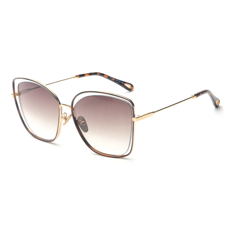 

Vintage Oversized Sunglasses Women Brand Retro Square Sun Glasses Female Gradient Sunglass Shades for Women UV400 Oculos De Sol