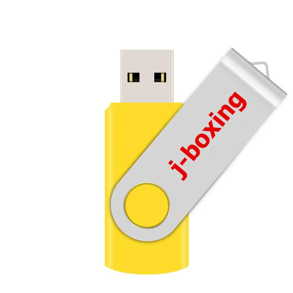 Yellow J-боксерский флеш-накопитель, металлический USB флеш-накопитель, 64 ГБ, 32 ГБ, 16 ГБ, 8 ГБ, 4 Гб, флеш-диск, USB карта памяти, USB накопитель, устройство для компьютера - Цвет: Yellow