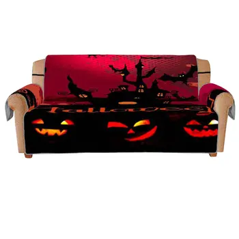 

Washable Kids For Living Room Halloween Party Dustproof Restaurant Home Decoration Bar Printed Sofa Cover Soft Photography Props