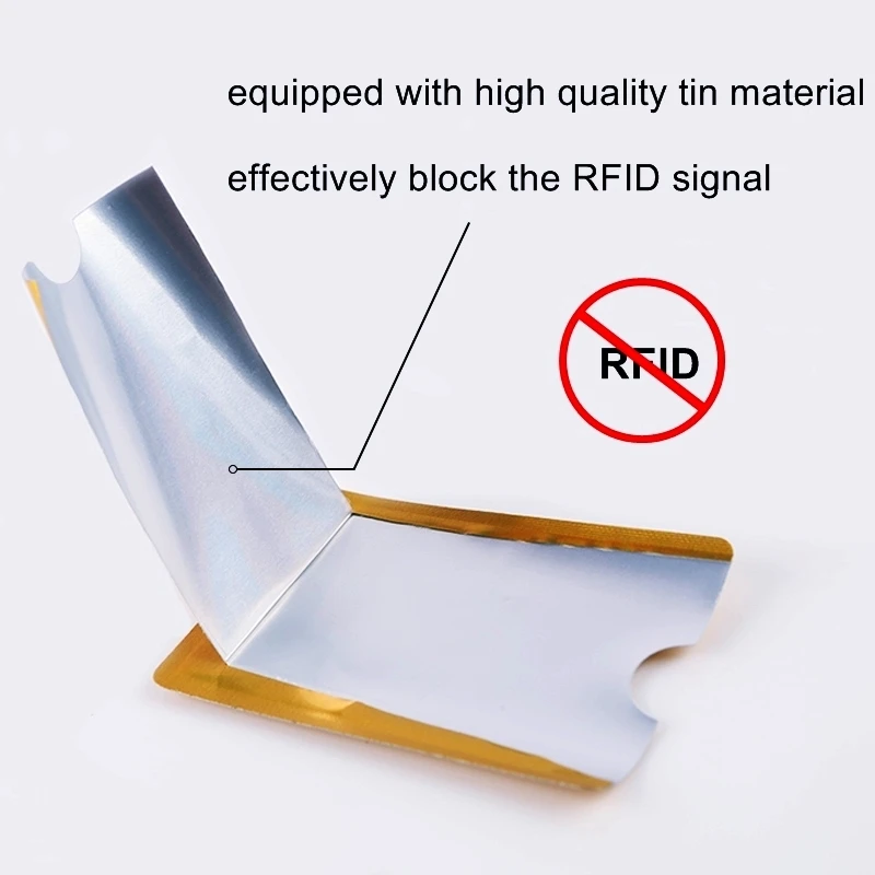 Anti RFID NFC Credit Bank Card Holder Wallet for Men Women 1 & 5 Any Choice card holder