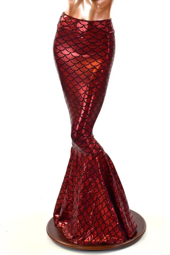 Sexy High Waist Mermaid Skirt Women Fashion Plaid Bodycon Long Skirts Female Casual Slim Skirt