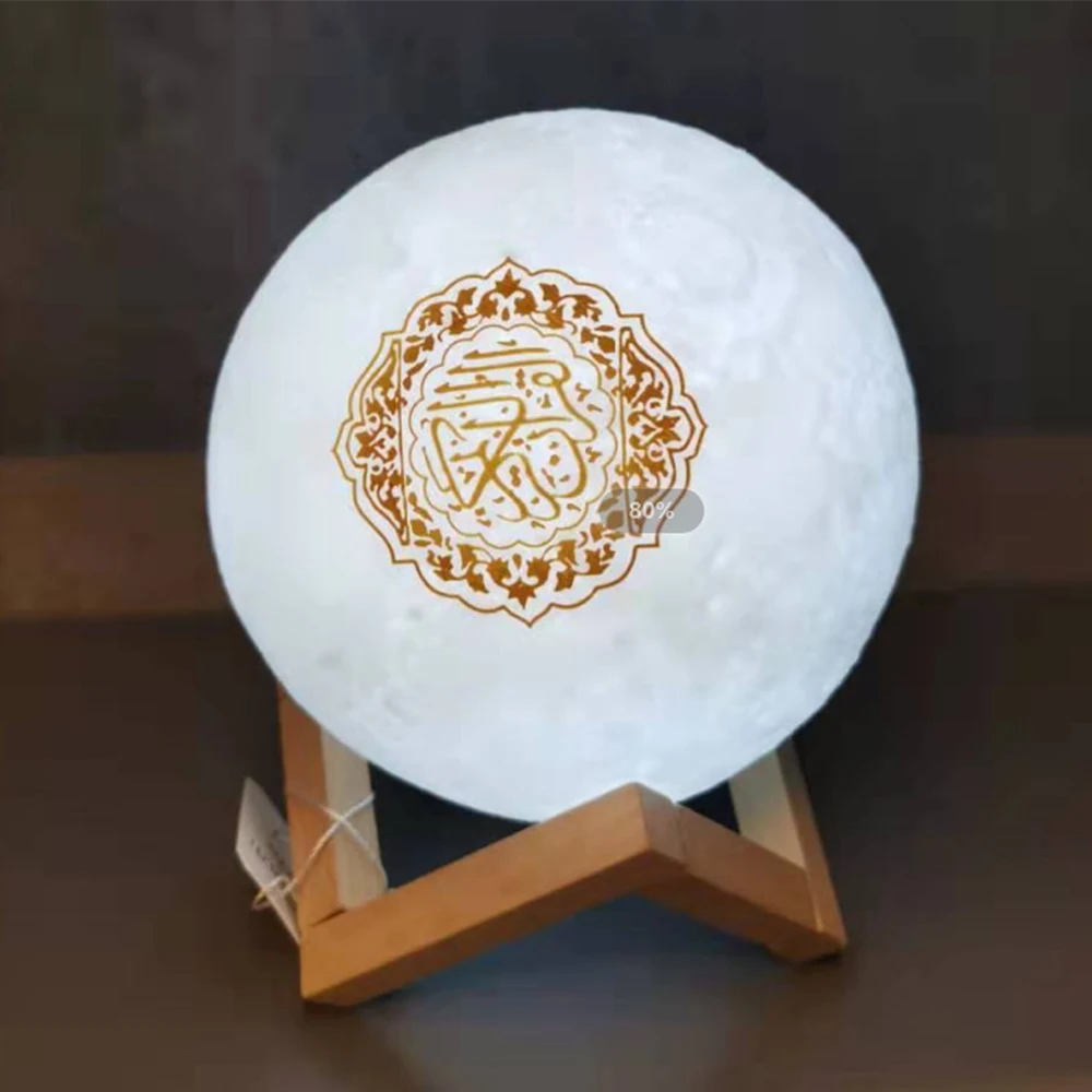 Беспроводная колонка Quran с Bluetooth цветной маленький светодиодный ночсветильник в