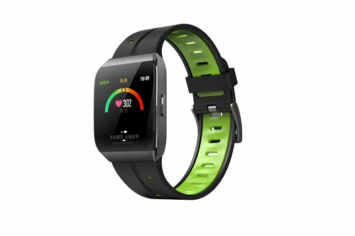 green bluetooth F10C IP68 водонепроницаемый смарт-Браслет фитнес-трекер с пульсометром и кровяным давлением - Цвет: green