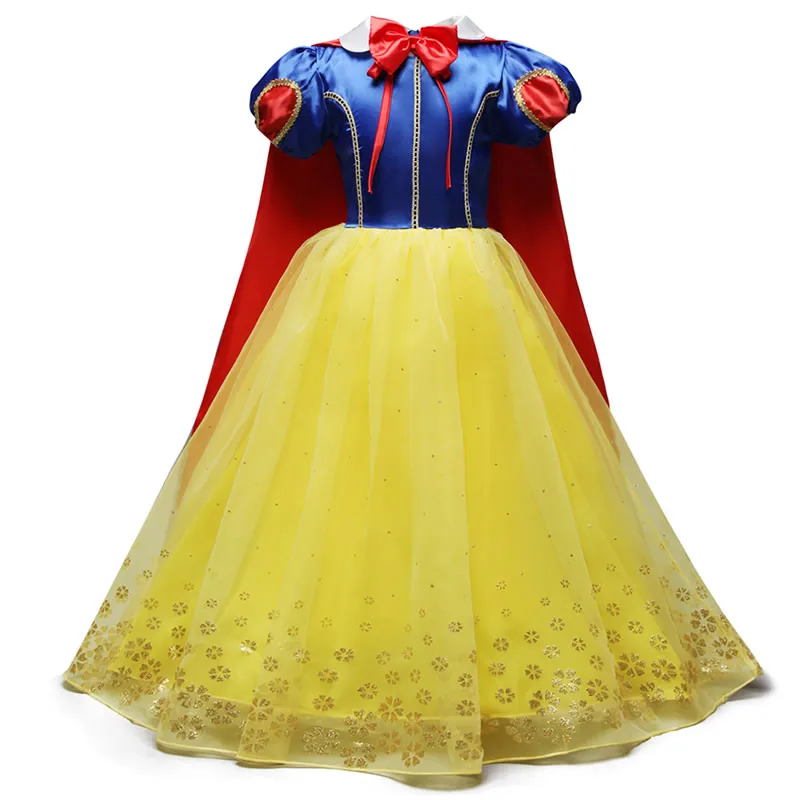 Dress as photo Платье Белоснежки; детское платье принцессы; вечерние костюмы для костюмированной вечеринки; нарядная одежда Белоснежки и Егеря для малышей; рождественские наряды - Цвет: Dress as photo