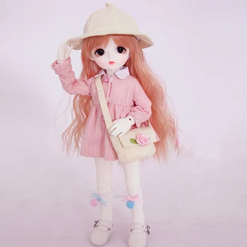 

New 1/6 30cm BJD Dolls Costume Accessories Miu Ball Joints Doll Full Set with Makeup and Eyes Interactive Dolls Gift For Girls