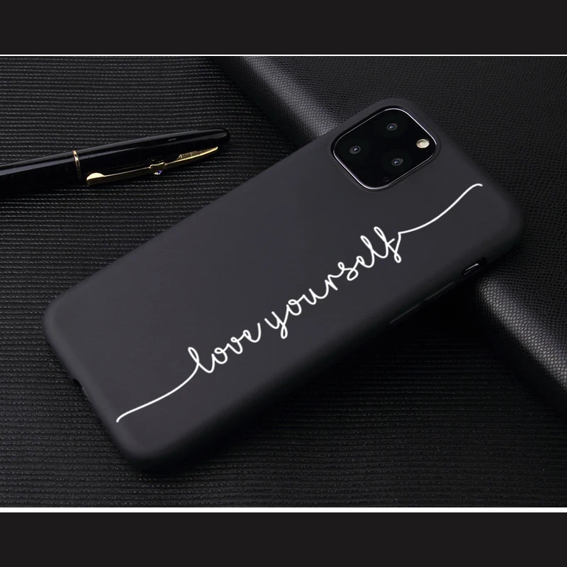 Чехол для телефона с абстрактным рисунком для влюбленных iPhone 6, 6s, 7, 8 Plus, X, XR, XS, 5, 5S, SE, мягкий ТПУ для iPhone 11, 11Pro, Max, чехол, Новинка - Цвет: 07