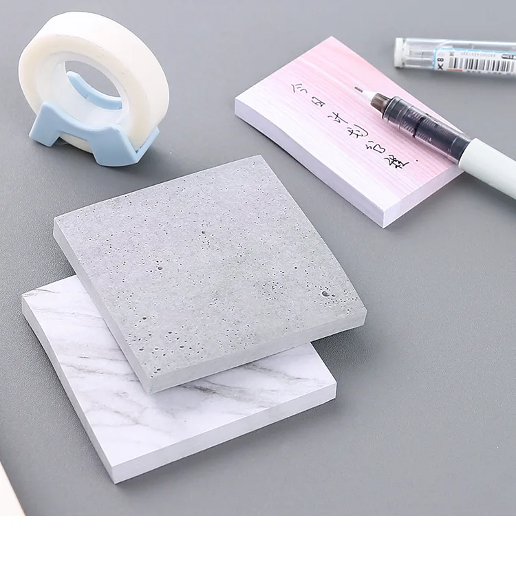 South Korea INS Cute Convenient Adhesive Paper Viscous Strong Tearable Cartoon Note Paper Young STUDENT'S for GIRL'S Creative St