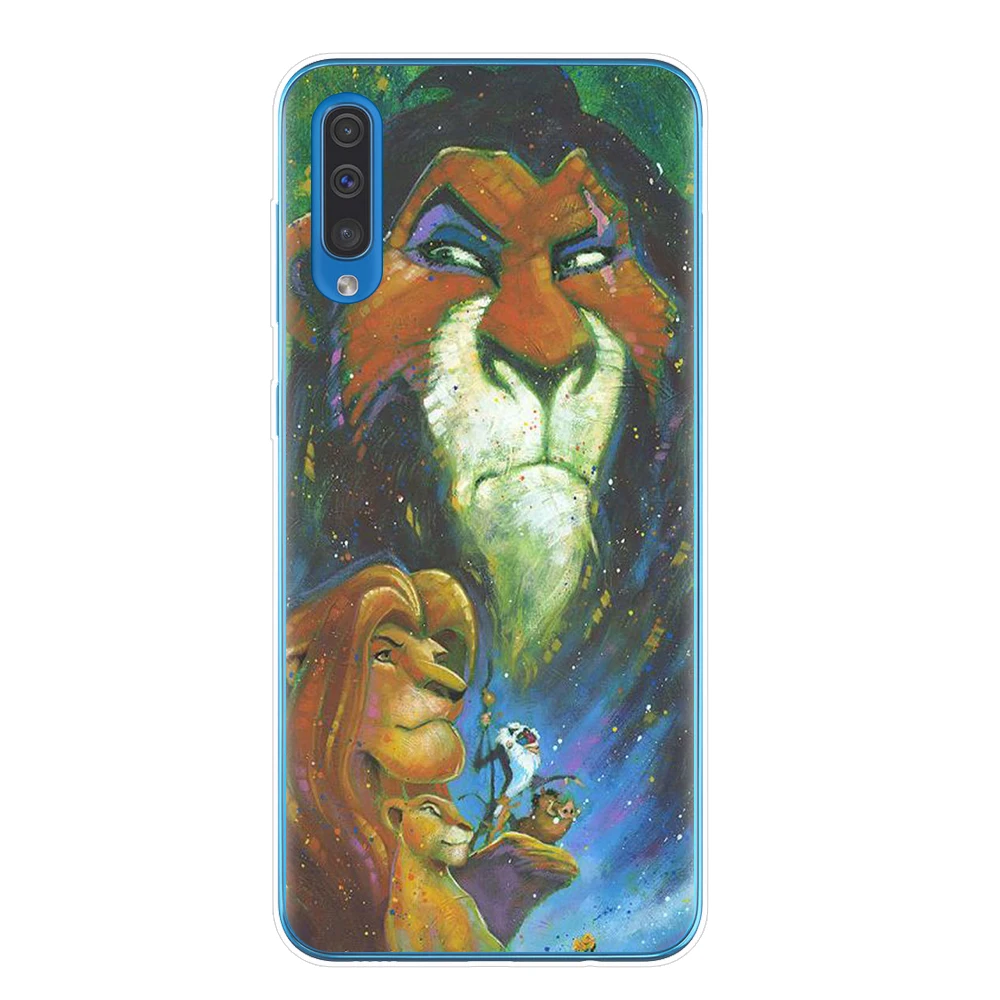 Мягкий силиконовый чехол для телефона Lion King nala simba timon из ТПУ для samsung A10 A20 A30 A40 A50 A70 A7 A9 A6 A8 Plus coque