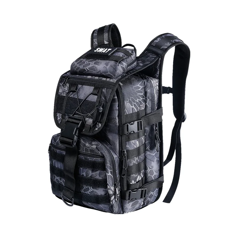 Crepe 36L тактическая сумка Многофункциональный штурмовой рюкзак сумка камуфляжная военная сумка Открытый охотничий походный рюкзак - Цвет: Crepe