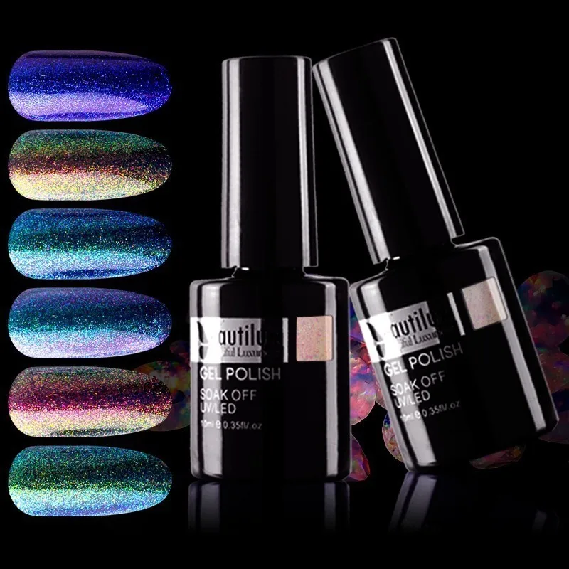 Beautilux 1pc Chameleon Aurora Color Changing Nail Gel Polish Soak Off Gels Nail Art Varnish UV LED Gel Lacquer Esmalte 10ml|Nail Gel| - AliExpress