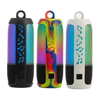 

Portable Carry Sleeve Silicone Case Carabiner for JBL Pulse 3 Bluetooth Speaker Shockproof speaker Protective Cover accessories