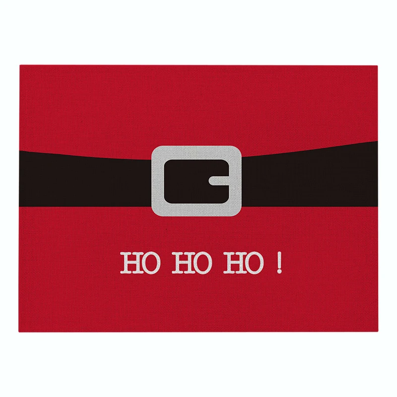921 VOGVIGO Christmas Placemat for Home Dinner Decor Table Place Mat Coffee Coaster Dish Placemats Table Napkins Kitchen Accessories - Цвет: 921