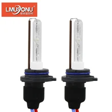 LMUSONU 12V 35W AC 9006 ксеноновый свет HID 9006 6000K Керамическая база 9006 ксеноновая лампа 3000K 4300K 6000K 8000K