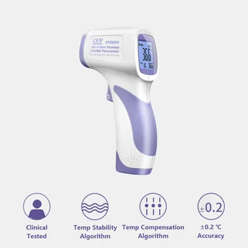 

Portable Non-Contact Digital Infrared Thermometer CEM DT-8806H For Measuring Forehead Temperature Of Infants And Adults