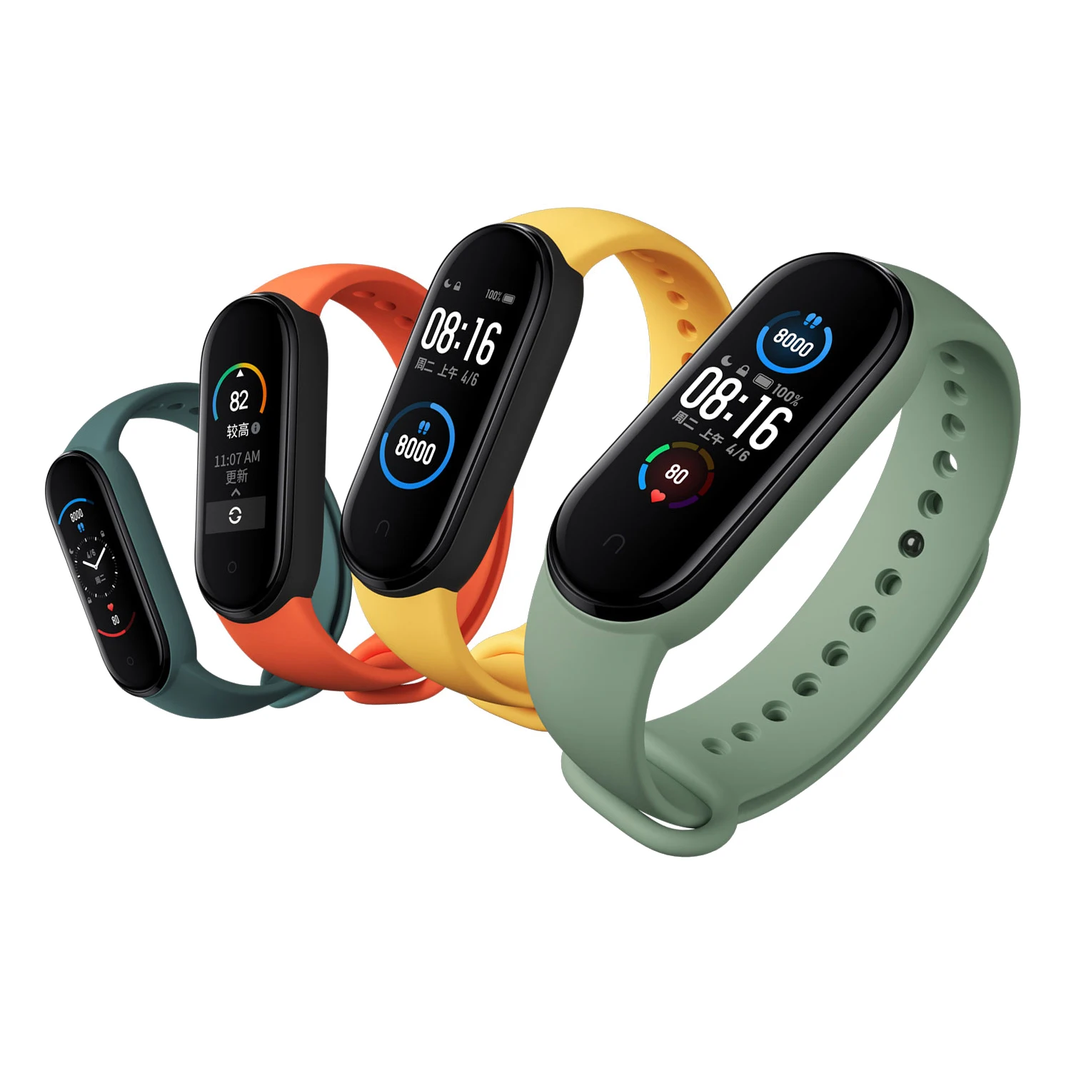 Xiaomi Mi Band 5 Смарт Браслет часы ксиоми ми бенд AMOLED Экран фитнес трекер пульсометр с