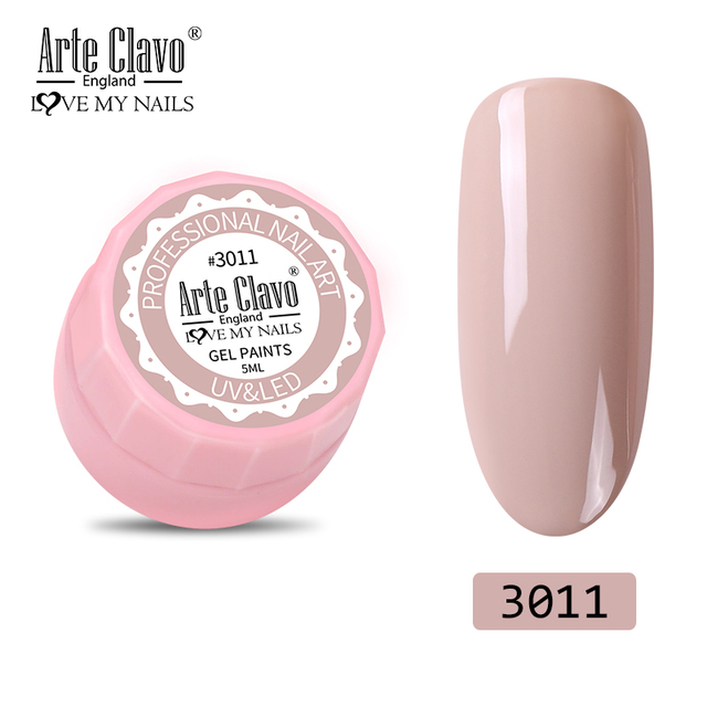 Clavo 5ML Painting Gel Nail Polish 72 Colors Gel Varnish Set For Manicure Top Base Coat Hybird Design of Nail Art Lacquer