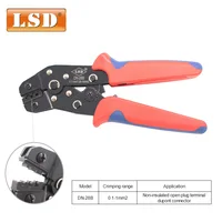 DN-28B клещи для обжимки проводов для Dupont терминальный обжим KF2510 штекер RD1-1 AWG28-18 обжимные плоскогубцы 0,1-1mm2 электрик обжимные плоскогубцы электромонтажный инструмент - изображение