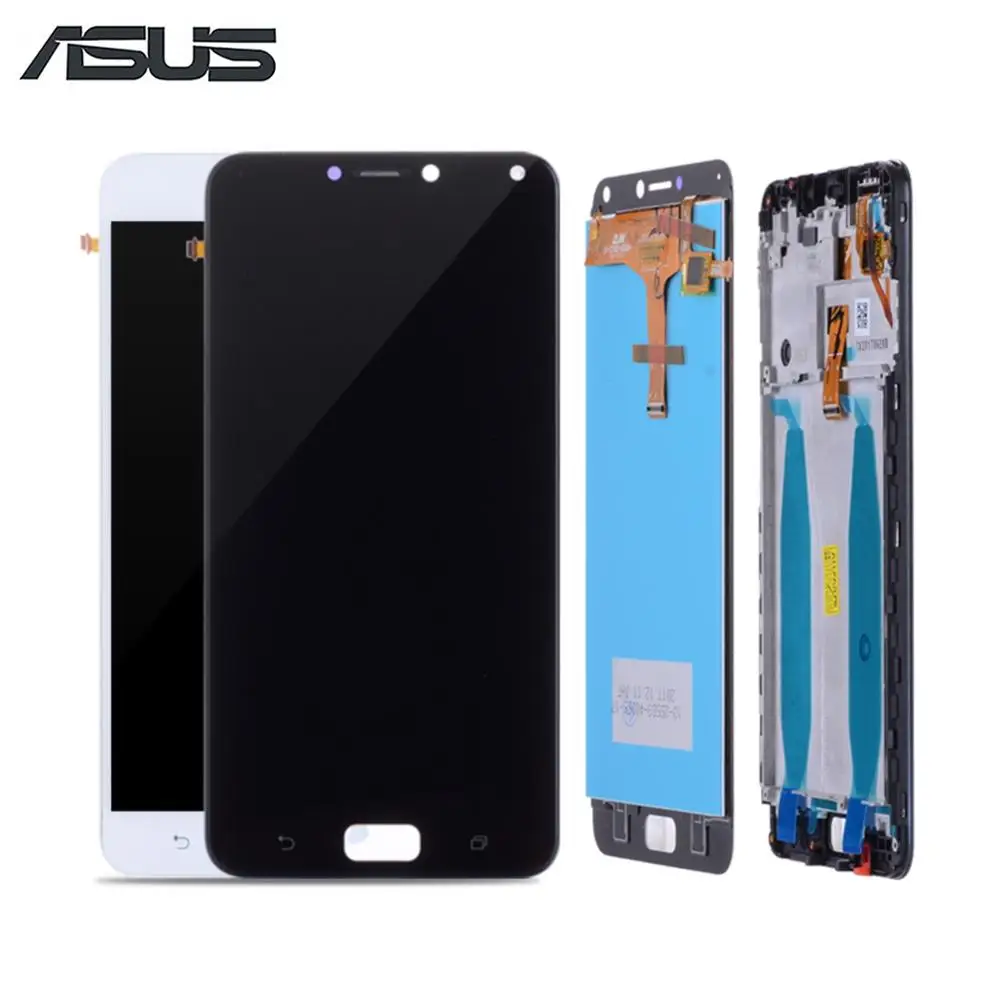 Продажа Дисплей для Asus Zenfone 4 Max ZC554KL X001D LCD в сборе с тачскрином на рамке Оригинал 5.5 черный белый