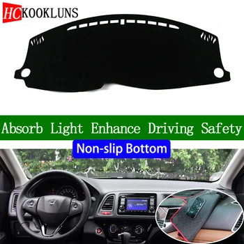

For Honda vezel 2015 2016 2017 2018 Non-slip Bottom Dashboard Cover Car Decals Car Stickers Interior Car Accessories
