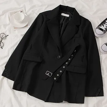 

casual Lace small Suit Jacket Female Spring Autumn Clothing 2020 new Korean Women's Coats Loose Small Blazers Suit Girl Top b115