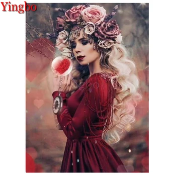 

5d Diy Diamond mosaic Magic Beauty Flower diamond painting Cross-Stitch Full square drill Embroidery diamond round,fantasy art