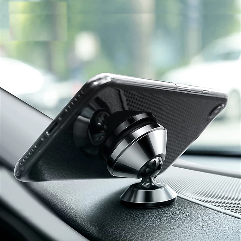 Автомобильный держатель для телефона универсальный магнитный на 360 градусов с GPS