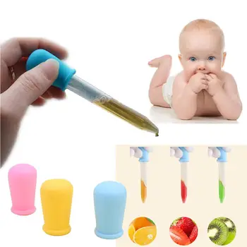 

Kuulee 5ML Kids Baby Dropper Shape Silicone Medicine Feeder