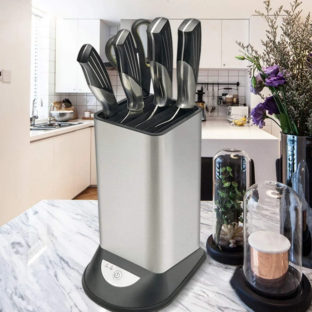 

8 Slots Disinfection Cutter Holder Storage Universal Stainless Steel Cutter Rack SP99