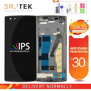 

Srjtek For Oneplus one LCD Display Matrix + Touch Screen Digitizer Full Assembly With Frame For One plus One 1+ A0001 digitizer