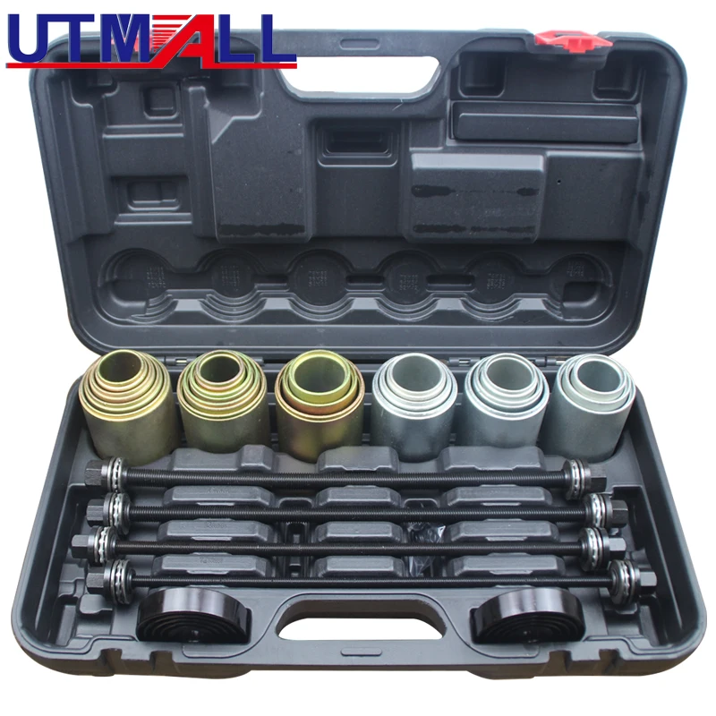 TRIL GEAR 24pc Universal Press & Pull Sleeve Kit Bush Bearing Removal Insertion Garage Tool Set 