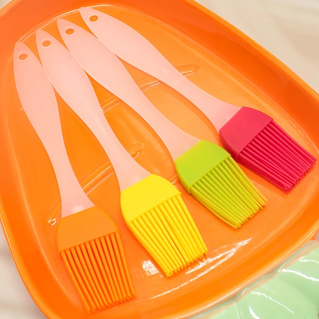 Szilikon Tészta Kefe Sütés Bbq Basting Olajos Főzés Bakeware Edények Magas Hőmérsékletű Ellenállású Konyha Sütőszerszámok