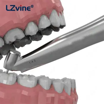 

Good quality 1:4.2 red ring increasing LED 45 degree contra angle dental handpiece/dental lab tools/instruments products