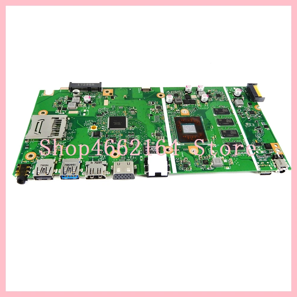  X541NA N3350 CPU 4GB RAM REV 2.1 mainboard For ASUS X541 X541N X541NA laptop motherboard 90NB0B30-R