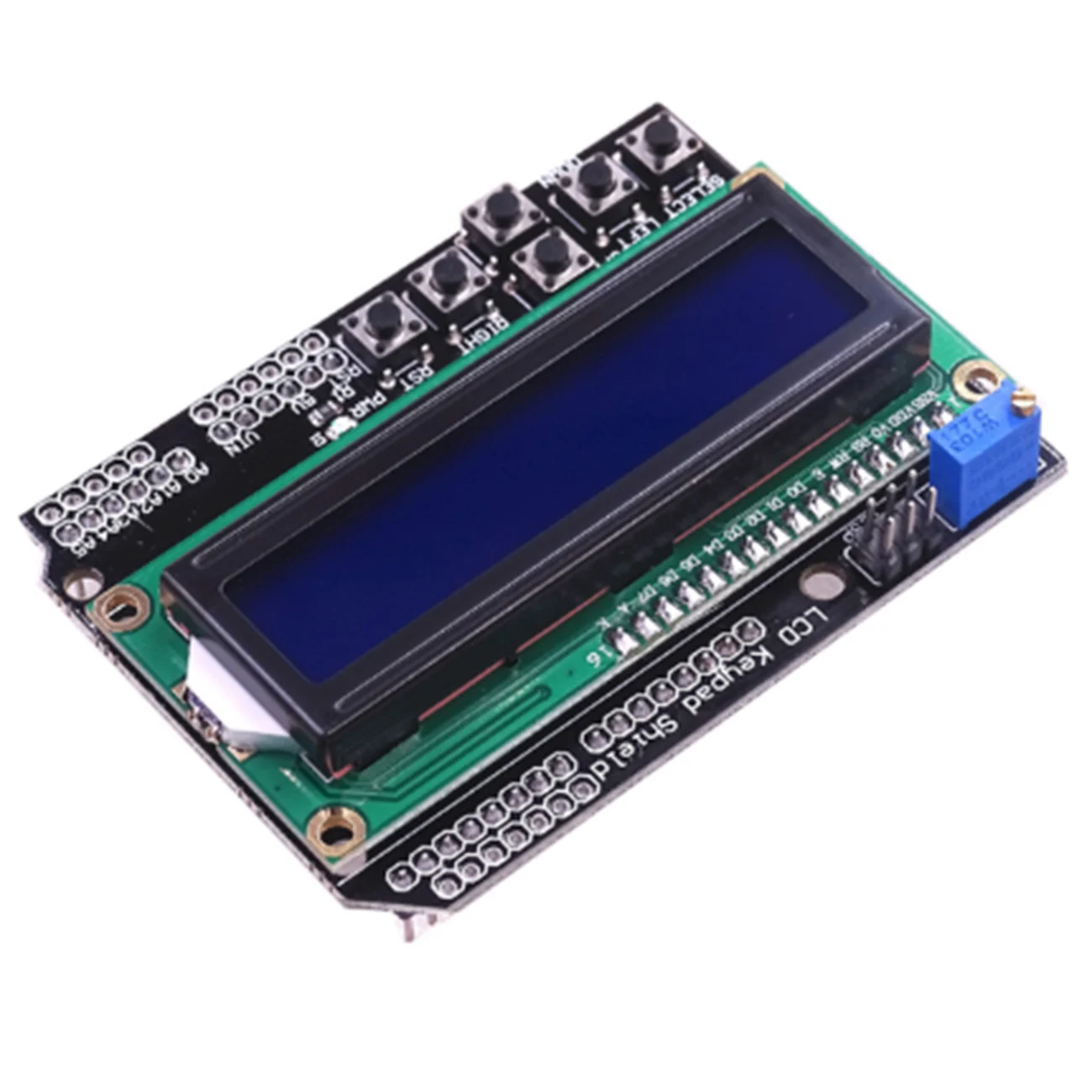 1 шт. щит для клавиатуры ATMEGA328 ATMEGA2560 LCD 1602 ЖК дисплей Raspberry Pi Arduin UNO R3 синяя/желтая