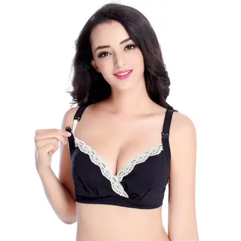 

Comfort Cotton 2019 Women Best Breastfeeding Wire Free Bra Maternity Nursing Bras Vest Pregnant Feeding Bras clothings