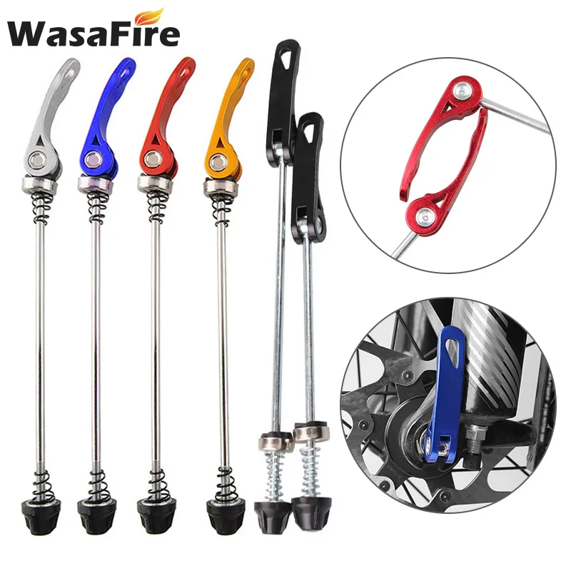 2pcs Bicycle Wheel Hub Skewers Quick Release 100mm/130mm Road Bike MTB