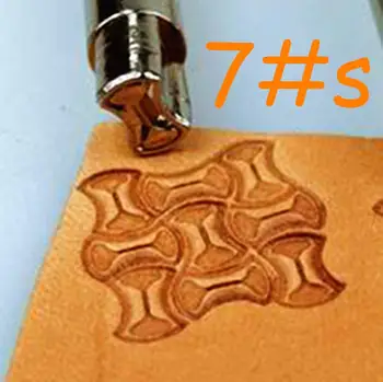 

1pc 7# Steel Leather Craft Steel Carving Stamping Punch Stamper Tool - Stylus Spoon Embossing Swivel Knife Cutter Punch Chisel