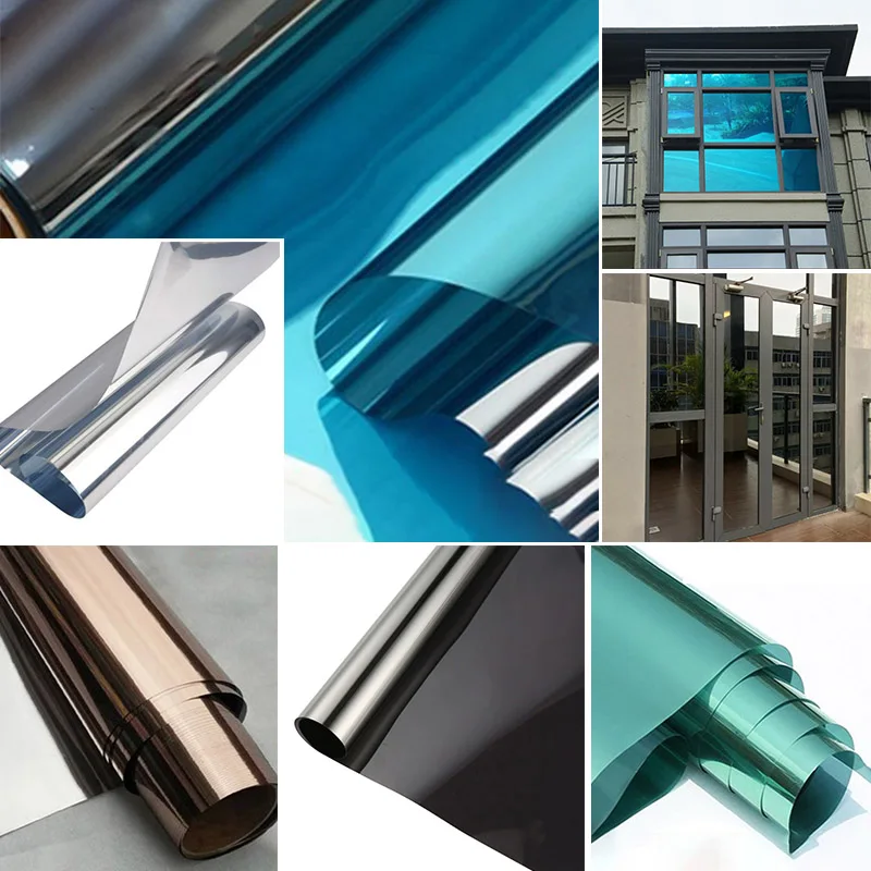 Thermal Insulation Film 30CM*2M PET One-way Glass Building Window Shading Sunscreen Solar Reflective Thermal Insulation
