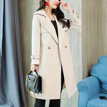 *#Best Price Casual female long jacket blazer Autumn and winter new double-breasted slim suit coat High quality office ladies jacket suit *#Best Price Casual female long jacket blazer Autumn and winter new double-breasted slim suit coat High quality office ladies jacket suit